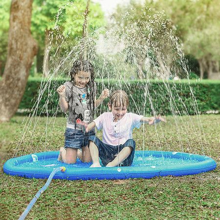 Kids Splash Pad for Toddlers Sprinkler & Splash Play Mat 68 Inflatable Water Toys Fun for 1 2 3 4 5 Year Old Boy Girl 