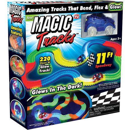 Magic Tracks The Amazing Racetrack That Can Bend, Flex and Glow for age 3+