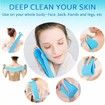 Updated Back Scrubber for Shower for Men and Woman - Blue