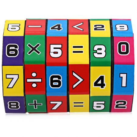 6-layer 7.2cm Height Puzzle Cube Children Education Learning Math Toy for Children