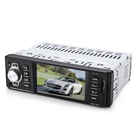 4016C 4.1 Inch Embedded Car MP5 Player with USB SD AUX Ports LCD Display