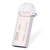 DM PD009 16GB USB 3.0 Stylish Metal Micro USB OTG Expansion U Disk