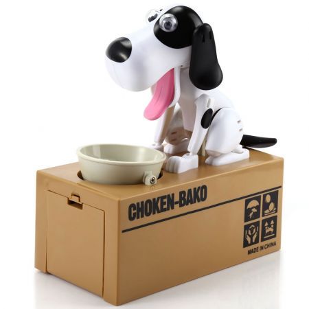 Creative Hungry Dog Model Piggy Bank Saving Pot