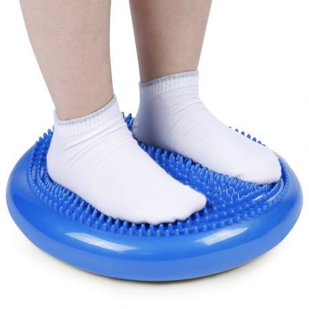 Durable Universal Inflatable Yoga Wobble Stability Balance Disc Massage Cushion Mat