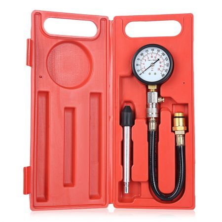 G324 Vehicle Motorcycle Engine Cylinder Compression Tester Pressure Gauge Car Repairing Tool