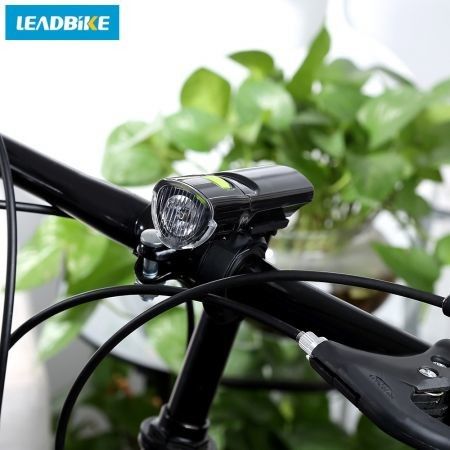 LEADBIKE Outdoor Bicycle MTB Water Resistant LED Front Warning Safety Light Headlight Flashlight