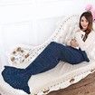 Adults Knitted Mermaid Tail Blanket Soft Sleeping Bag