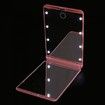 8 LEDs Adjustable Tabletop Countertop Lighted Makeup Mirror