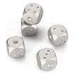 5pcs Aluminum Alloy 6-sided Novelty Adult Dice with Decoration Pit Game Toy