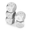 5pcs Aluminum Alloy 6-sided Novelty Adult Dice with Decoration Pit Game Toy