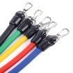 LEAJOY 11pcs / Set Natural Rubber Fitness Resistance Bands Practical Elastic Training Rope