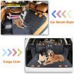 Upgraded Dog Seat Covers with Mesh Visual Window 100% Waterproof Washable Dog Hammock for Cars Trucks and SUVs