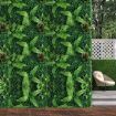 2 x Artificial Hedge Grass Plant Hedge Fake Vertical Garden Green Wall Ivy Mat Fence