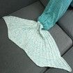 High Quality Knitted Warmth Comfortable Mermaid Tail Blanket