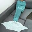 High Quality Knitted Warmth Comfortable Mermaid Tail Blanket