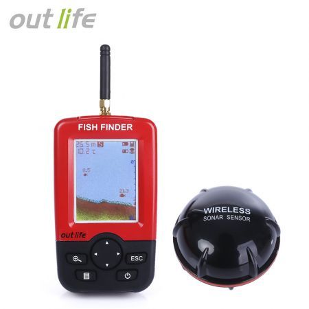 Outlife Smart Portable Fish Finder with Wireless Sonar Sensor