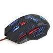 HXSJ H100 3200DPI Wired Optical Game Mouse with Exchanged Mode Breathing Light