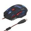 HXSJ H100 3200DPI Wired Optical Game Mouse with Exchanged Mode Breathing Light
