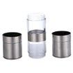 2 in 1 Manual Stainless Steel Pepper Salt Mill Grinder Kitchen Accessory