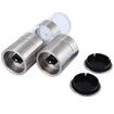 2 in 1 Manual Stainless Steel Pepper Salt Mill Grinder Kitchen Accessory