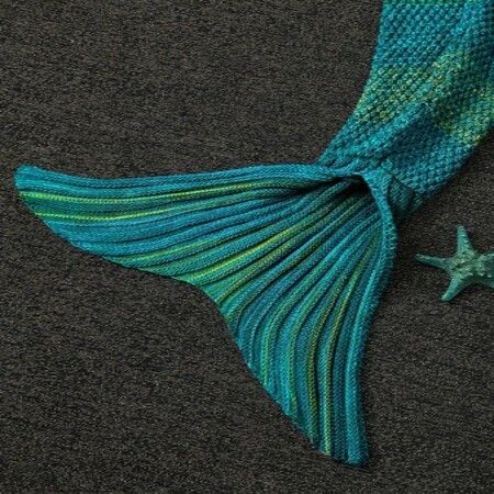 Winter Thicken Lengthen Color Block Sleeping Bag Wrap Kids Mermaid Blanket Winter Thicken Lengthen Color Block Sleeping Bag Wrap Kids Mermaid Blanket