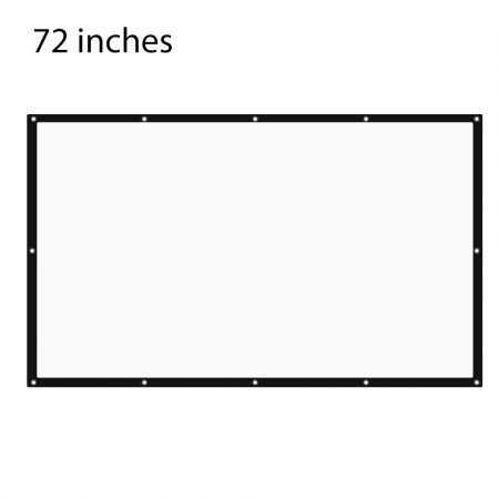 72 inch 16:9 Portable Tabletop Projector Screen