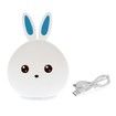 LED Lovely Rabbit Colorful Silicone Portable Night Light