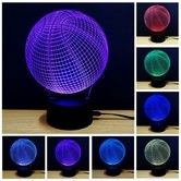 3D Colorful Basketball Model Touch Switch LED Table Lamp