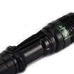 LED Zoom Aluminum Alloy Rechargeable Flashlight