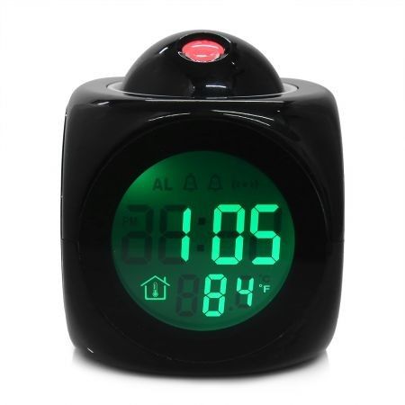 LCD Digital Projection Temperature Alarm Clock