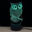 Shining Td182 Led Lamp 7 Color Changing LED 3D Lamp Owl Touch Atmosphere Night Light