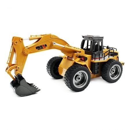 HUINA TOYS 1530 1:18 6CH RC Alloy Rooter Truck RTR with Movable Lifting Arm / Mechanical Sound / LED Light
