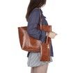 4pcs Women Tote Handbag Shoulder Crossbody Bag