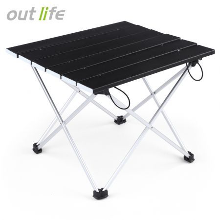 Outlife Lightweight Aluminum Alloy Mini Folding Table