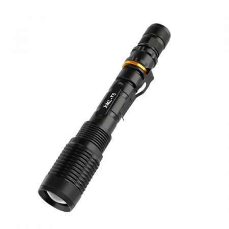 Zoomable 800 Lumens High Power T6 LED Flashlight Torch 18650 With Battery
