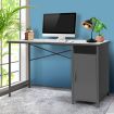 Office Computer Desks Metal Laptop Study Table Home Storage Workstation Shelf