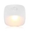 YOC 4PCS Stick-on Motion Sensor Warm White LED Night Light