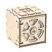 Wooden Mechanical Model 3D Puzzle Cipher Code Deposit Box