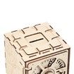 Wooden Mechanical Model 3D Puzzle Cipher Code Deposit Box