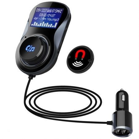 SpedCrd BC30 Bluetooth Car MP3 Player Dual USB Charger FM Transmitter