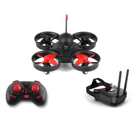 FB13S Micro FPV RC Drone with 5.8G 800TVL 40CH Camera / FB - 009 3 inch Goggles