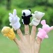 Plush Toys Happy Family Fun Cartoon Animal Finger Puppet