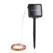 Solar Powered Copper Wire LED String Light Outdoor Decoration