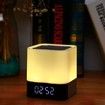 MUSKY DY28 Alarm Clock Wireless Bluetooth Speaker LED Colorful Night Lamp