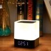 MUSKY DY28 Alarm Clock Wireless Bluetooth Speaker LED Colorful Night Lamp