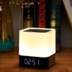 MUSKY DY28 Alarm Clock Wireless Bluetooth Speaker LED Colorful Night Lamp