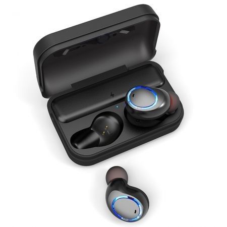Awei T3 TWS Binaural Bluetooth Earphones Wireless In-ear Stereo Earbuds with Mic and Charging Dock
