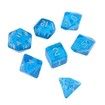 Polyhedral Dice Color Math Game Set 7PCS