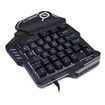 G30 Wired Gaming Keypad with LED Backlight 35 Keys One-handed Membrane Keyboard