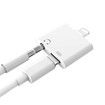 2 in 1 Headphone Audio Jack Charger Adapter for iPhone X / 8 / 8 Plus